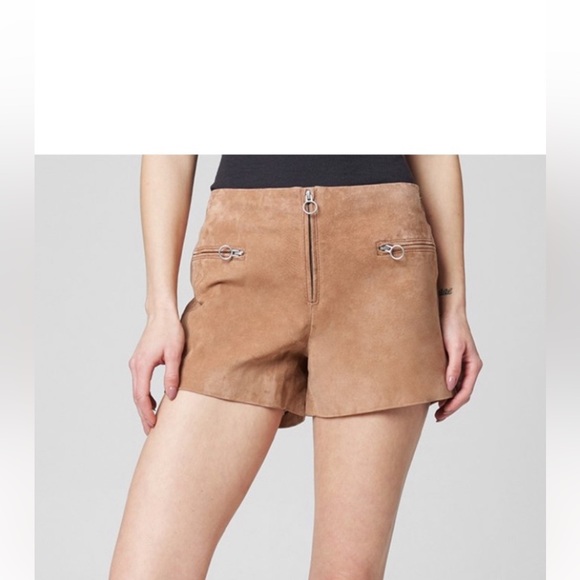 BLANKNYC Suede brown shorts size 30 - Picture 3 of 5